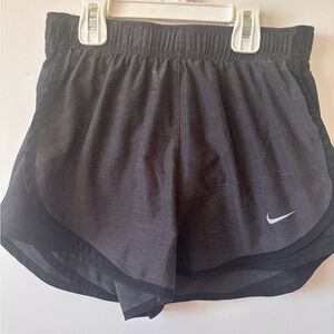 Nike Women's Grey & Black Running Shorts XS